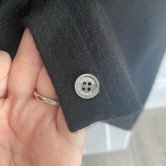 Michael Kors Black Cardigan Large - Picture 5 of 10